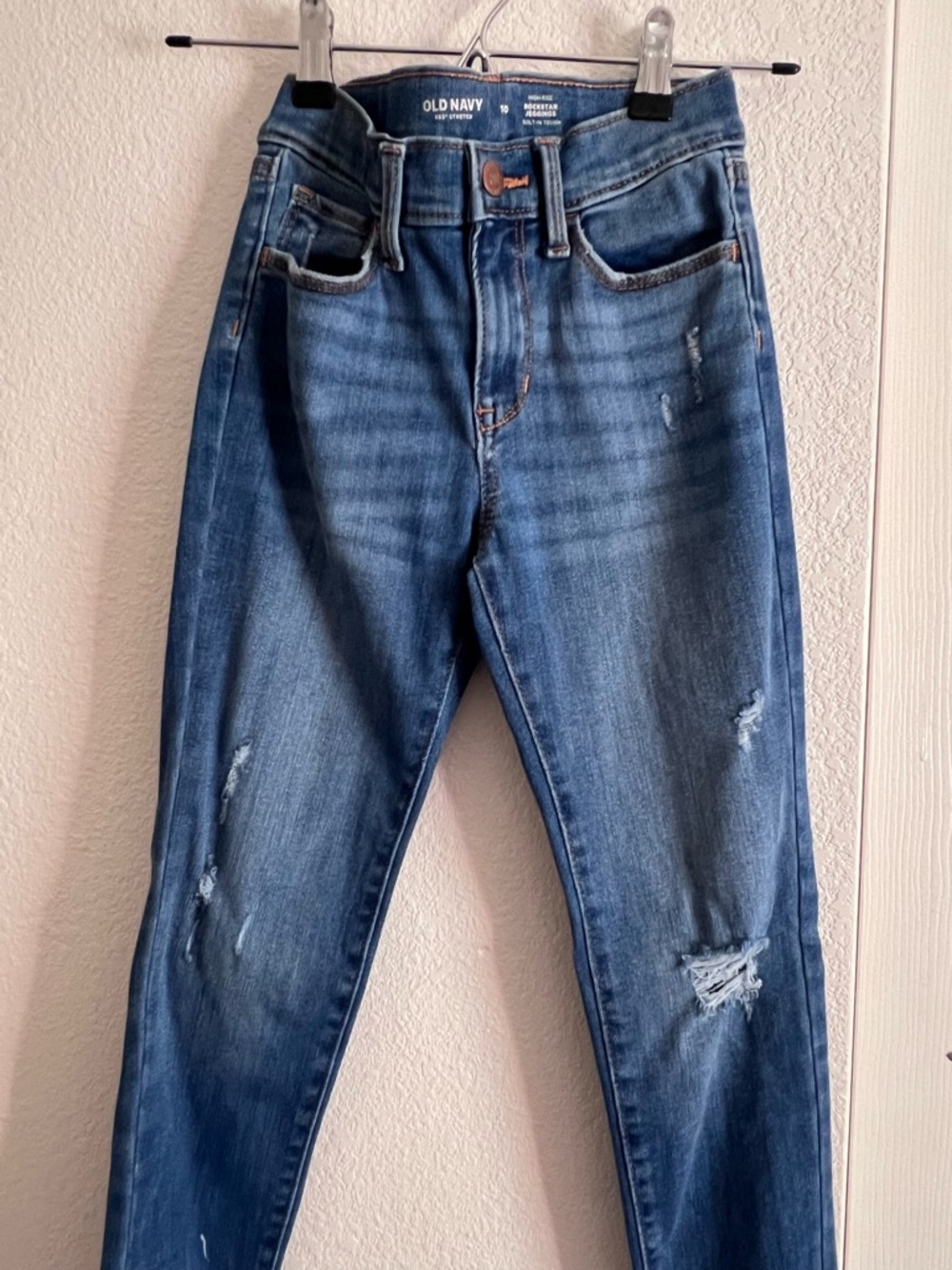 Old Navy Blue High-Rise Rockstar Jeggings